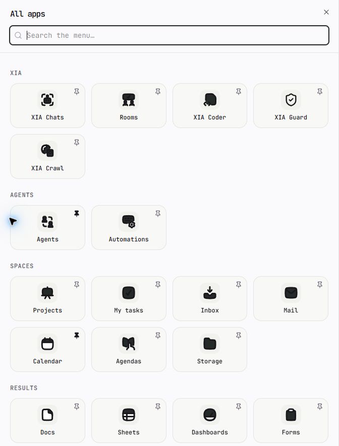 Catálogo de apps de NapsixB2B, con buscador, categorías y chinchetas para favoritos